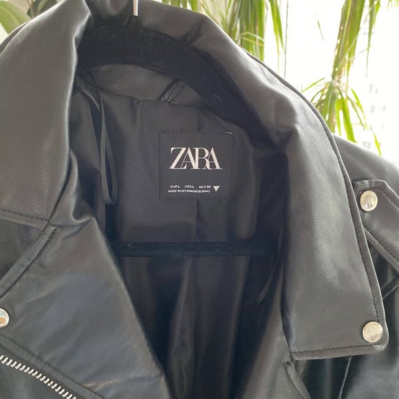 ZARA Leather Jacket - Picture 4 of 4